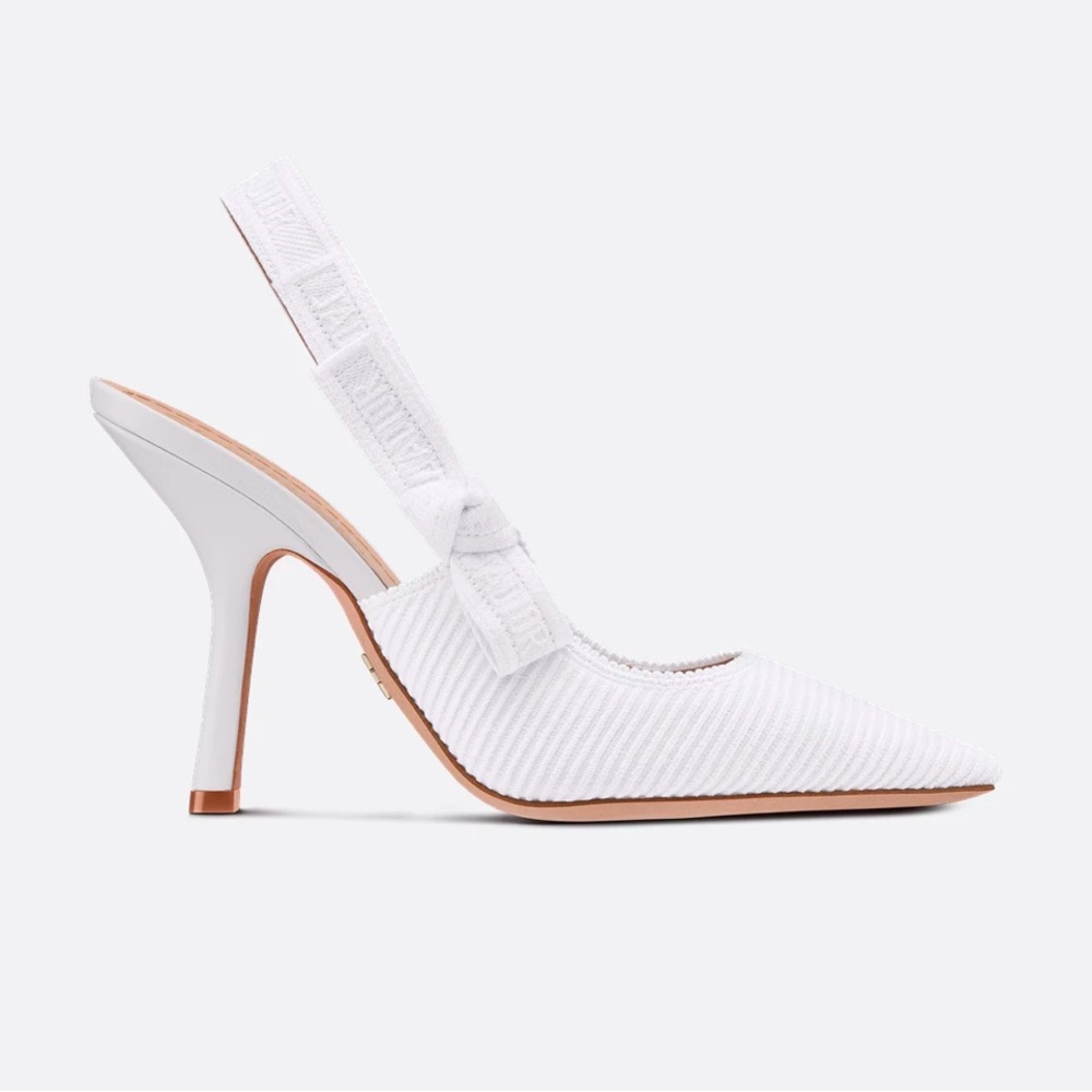 DIOR J’Adior Slingback Pumps in White